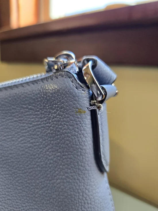 KATE SPADE Bailey Light Blue Leather Shoulder Bag - Picture 7 of 13